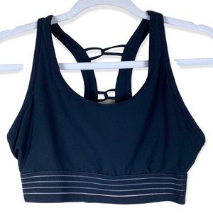 Avia Size Medium (8-10) Color Black Sports Bra